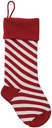 MOMFEI Коледна Украса на Коледни Чорапи Подарък Пакет Детски Бонбони Закрит Коледен Чорап Подарък Завеса