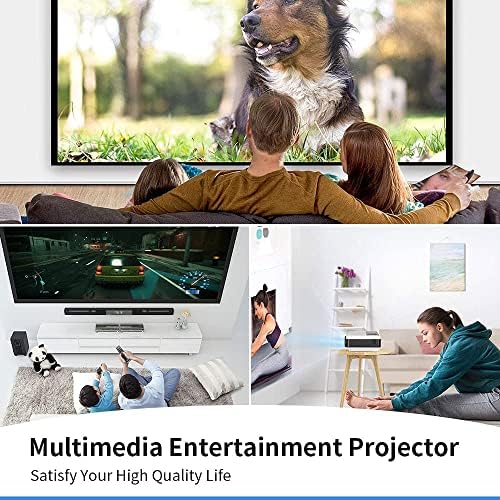 EUG LCD Led Мултимедиен HD 1080P видео проектор Цифрови Филми Игри Проектор HDMI USB AV VGA Аудио за Преносими