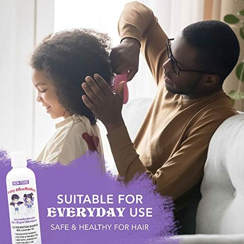 LavenderLocks Shampoo Шампоан против въшки с масло от лавандула, Предназначени за профилактика въшки опаразитяване, Не съдържа