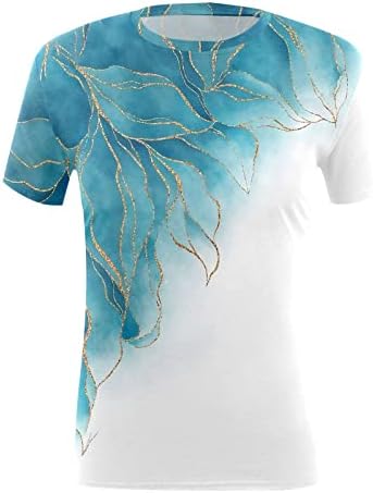 Графични тениски за жени 2023, Летни Блузи с Къс ръкав, добре облечени Ежедневна Блуза Свободно Намаляване с