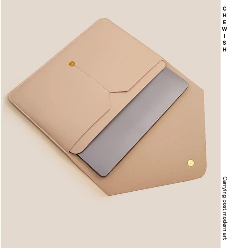 Калъф за лаптоп от орехово дърво, Бял на цвят, чанта за лаптоп 13 15 16, калъф за компютър от изкуствена кожа (Цвят: B размер: Новият MacBook Air 13,3)