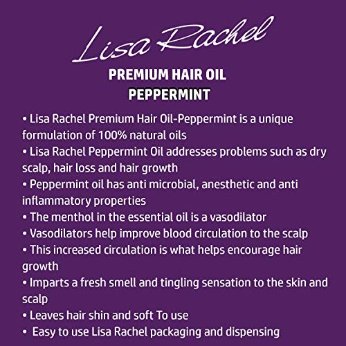 Масло за коса Premium Lisa Rachel - Ментово Масло, 4 грама