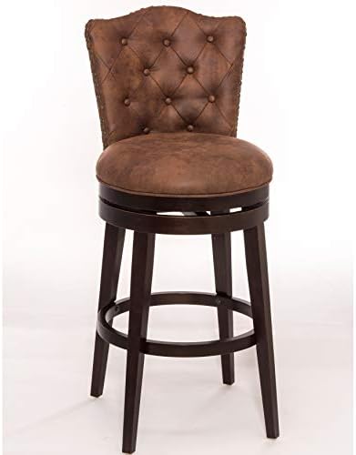 Модерен бар стол Hillsdale Edenwood 19 от дърво шоколадово-каштанового цвят
