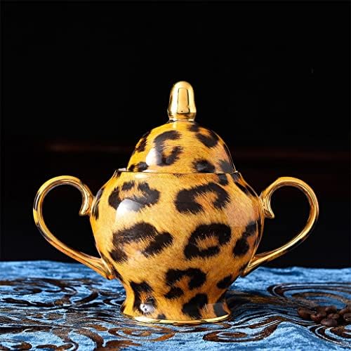 15 БР. Изискан Етикети Gold Line Tea Time Керамични Кафе Чай С Леопардовым Принтом За Хотел