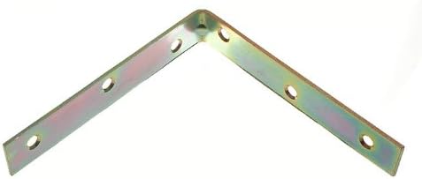 2 x Ъглова опора за Правоъгълни скоби L-образни скоби от неръждаема стомана 125 мм (5 )