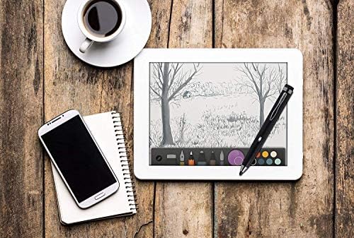 Активен цифров стилус Broonel Black Mini Fine Point, Съвместим с Huawei MediaPad M5 8,4
