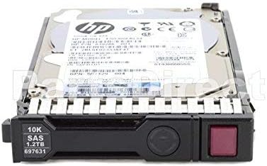HP 697631-001 Двоен 2,5-ИНЧОВ Твърд диск на HP с чекмедже обем 1,2 TB, 10 000 об/мин, SAS 6 gbps