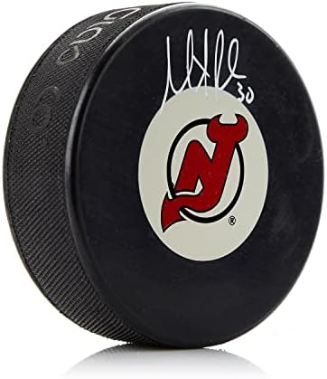 Хокейна шайба Мартин Бродера Ню Джърси Дэвилз с автограф - Autograph NHL Pucks