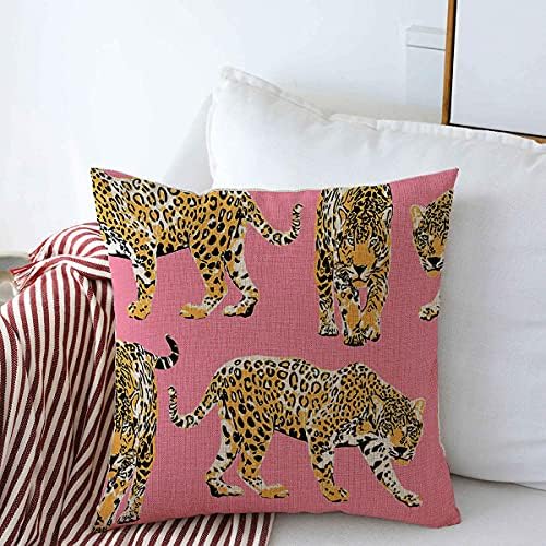 Starotor Декоративни Калъфки за възглавници с шарките на Различни Диви Гепарди Шарени Леопарди Животни В Луксозен животни