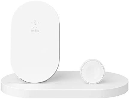 Безжична Belkin зарядно устройство 3 в 1 - Бърза безжична зареждане за Apple Iphone 14, Iphone 13 и Iphone
