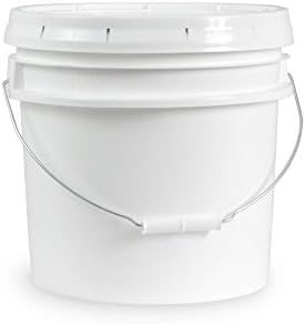 Бяло кофа с обем 3.5 литра с капак - Трайно 90-миллиметровое Универсална кофа - Хранително - Не съдържа пластмаса BPA (опаковка