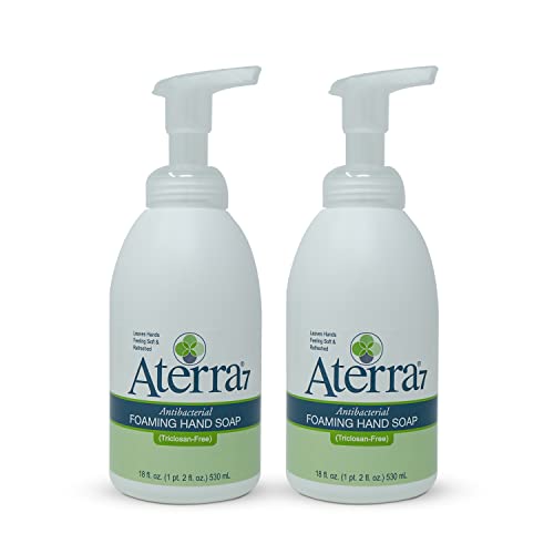 Антибактериален Пенящееся сапун за ръце Aterra®7, бутилка до 18 унции, 2 опаковки