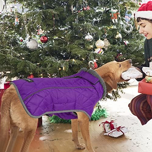 Зимно яке за кучета Fragralley - Светоотражающая Регулируема Ветрозащитная Поло за кучета, Жилетка за кучета в студено