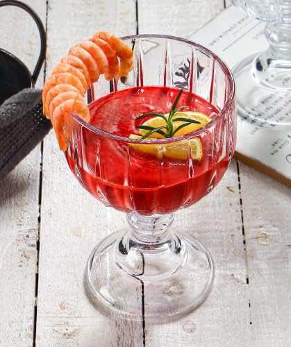 Бирени Чаши Margarita Schooner под формата на ноктите, Комплект от 4 чаши за вино, с тегло 21 унция С допълнителни