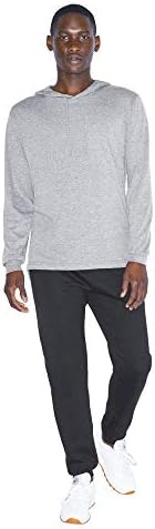 Мъжки hoody-пуловер с дълъг ръкав American Apparel Tri-Blend с качулка