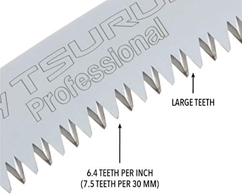 Шелковистое сменное острието Само TSURUGI изогнутое нож трион 330 мм с големи зъби (455-33)
