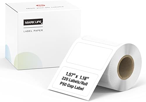 Машина за производство на етикети MARKLIFE с 2 Ленти, Принтер за етикети с баркод - Мини Преносим Bluetooth Термоэтикетка