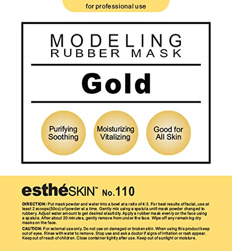 Която симулира маска-пудра на прах estheSKIN Peel Off за лице, грижа за кожата, Професионален размер, 35 грама (2,2 кг),