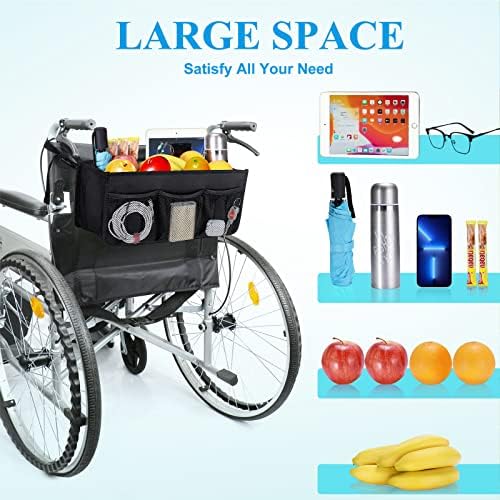 Dotday количка, раница, количка, кошница за гърба, стол, чанта за колички аксесоари за съхранение на инвалидни колички,