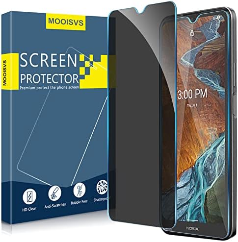 Moonshield MOOISVS [2] Защитно фолио за екран Nokia G300 5G, защита от шпионски филм от закалено стъкло Ultra HD, твърдост 9H, подходящ за корпуса, не се драска, Бистра, без мехурчета