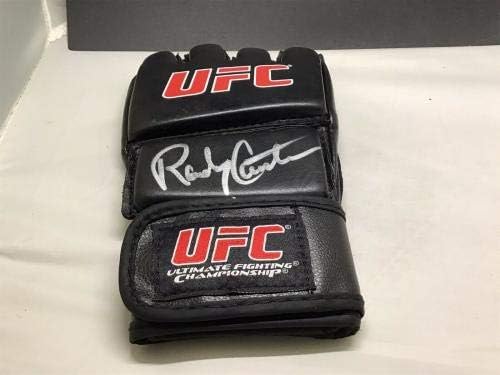 Ръкавици UFC с Автограф от Ранди Кутюра и Джеймс Спенса JSA COA 1Б - Ръкавици UFC с Автограф