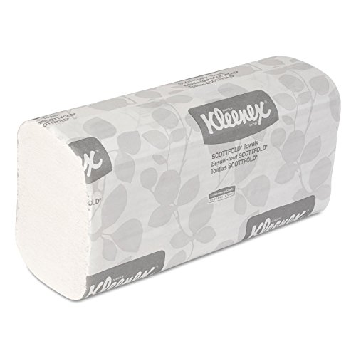 Кърпа Kimberly Clark Safety 13254 хартиени кърпички SCOTTFOLD (опаковка от 3000 броя), бяло