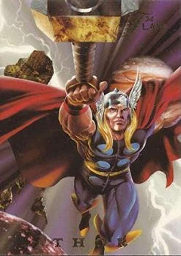 1994 Flair Marvel Universe PowerBlast 13 Официалната търговска карта Thor Entertainment в в състояние (EX-MT или по-добър)