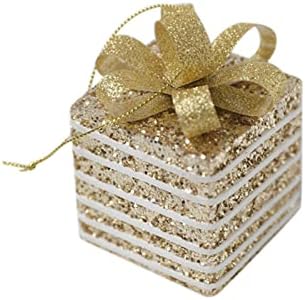 Кристални Мъниста на Конци Коледна Украса Подарък Кутия от Стиропор Аксесоари за Украса на Коледната Елха Реколта Венец от Мъниста (GD5, Един размер)