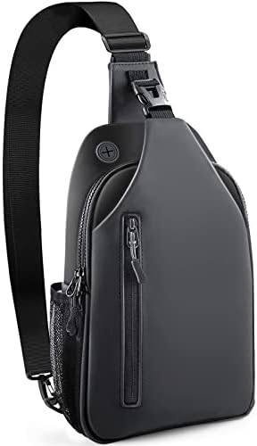 Чанта-прашка, за жени и за мъже, Водоустойчиви раница-прашка през рамо с USB порт за зареждане, по-Лека Нагрудная чанта за