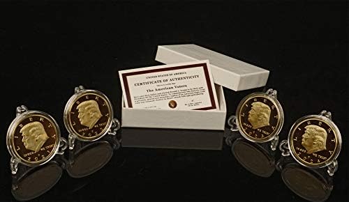 Комплекти монети на Доналд Тръмп, Колекционерско издание, Позлатени Копия на монети (2-ри срок на валидност 4 години)