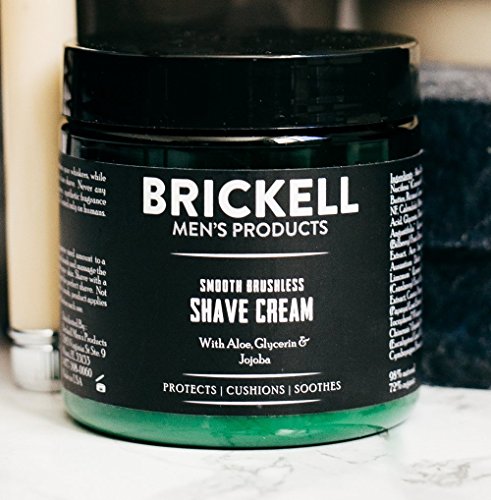 Процедура гладко бесщеточного бръснене Brickell за мъже - Крем за бръснене и Лосион за след бръснене - Натурален и органичен