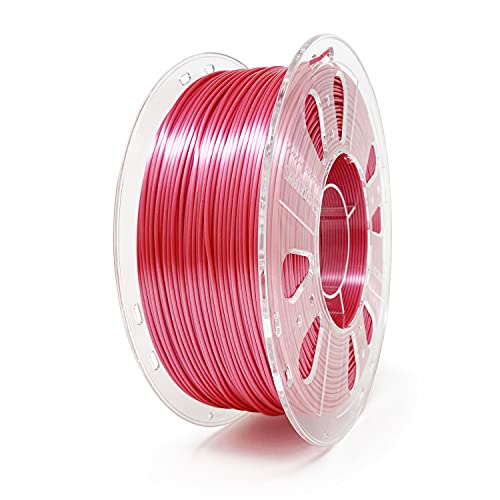 Конци за 3D-принтер Gizmo Dorks Silk PLA 1,75 мм 1 кг, Высокоглянцевый Червено и Розово