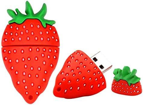 Общи мода 64GB USB 2.0 Strawberry Fruit U Disk Fashion