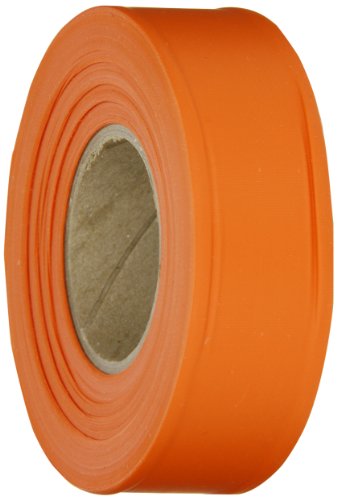 Тиксо Брейди Orange за маркиране на границите и опасни зони - Неклеящаяся, ширина 1,188 инча, дължина 300 фута (опаковка от