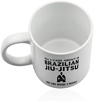 Чаша за бразилско жиу-житцу BJJ за кафе или чай 11 грама. Подарък купа със забавна шега в стил на джу-джицу. Благодаря ви