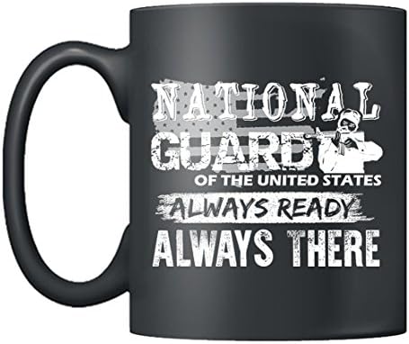 Кафеена чаша на Националната гвардия - Порцеланова Чаша за Националната гвардия, Пътна Керамична чаша на Националната гвардия, Подаръци За някой особен човек, Чаен