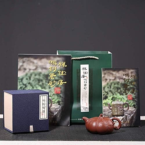 Y-LKUN Wang Висококачествена руда Чжуни Тиква инженеринг чайник, Ръчна изработка-Подарък колекция
