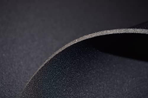 Въздух пропускливи неопреновая плат AirFoam с дебелина 3 мм, Черен неопреновый материал на Квадратен фут, Еластична пяна