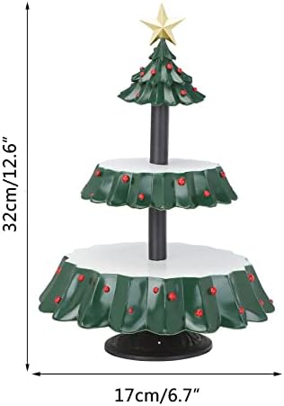 DBYLXMN 2021 Коледна украса Be Весела Поставка за закуски Коледно дърво поставка за закуски украса за учители