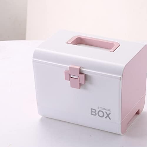 Кутии за първа помощ FOMIYES Кутия с Ключалка за Лекарства Кутия за Първа Помощ, Защитени от Деца, Органайзер