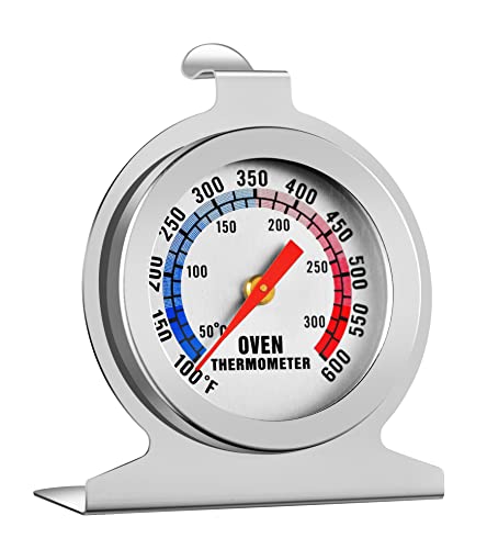 вграден Термометър за печене-на пушача BBQ 50-300 ° C/100-600 °F, Точност Електрически/Газови Термометри от Неръждаема