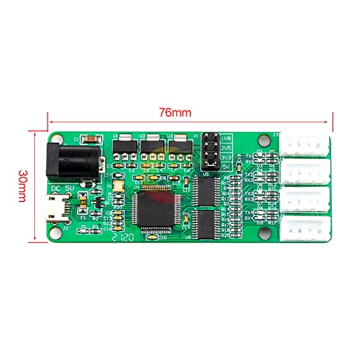 FT4232-4TTL USB-4-Лентов модул TTL Модул за сериен порт UART Интерфейс Micro USB FT4232HL 5 НА 3,3 2,5 НА 1,8 НА Допълнително