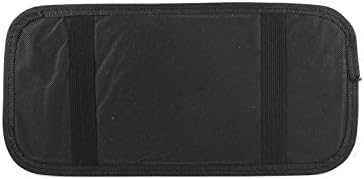 Qtqgoitem Auto Черен Найлонов Нетъкан 12 Слотове DVD Дискове Притежателя Чанта-Органайзер (Модел: 12d b46 e47 400