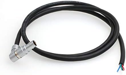 Спирален кабел DRRI Right Angle 0B с 4 контакти и D-образно товаро за Zacuto Kameleon EVF
