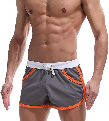 Мъжките Ежедневни Панталони С Лятна Ластик За Домашно Отдих, Спортни къси Панталони за Фитнес зала в Стил