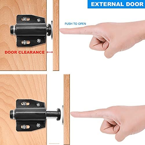 12 опаковки Магнитна Сензорната ключалка за врата за отваряне на тежки условия на работа Вратата се Затвори