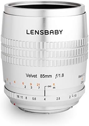 Lensbaby Velvet 85 за Micro 4/3 (сребрист)