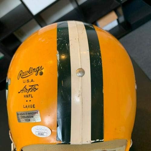 Голям шлем на Бойд Даулера ХОФА 1960-те години на Грийн Бей Пакърс с автограф от JSA - Каски NFL с автограф