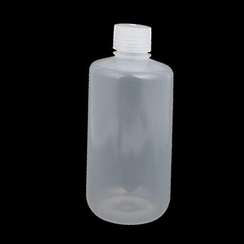 X-DREE 1000 ml полипропиленова бутилка с диаметър 28 мм с кръгли тесен провлак от полипропилен Прозрачен (1000 мл 28 мм