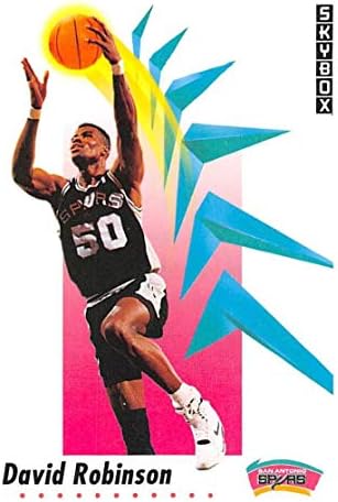 1991-92 SkyBox Баскетбол #261 Дейвид Робинсън Сан Антонио Спърс Официалната търговска картичка НБА